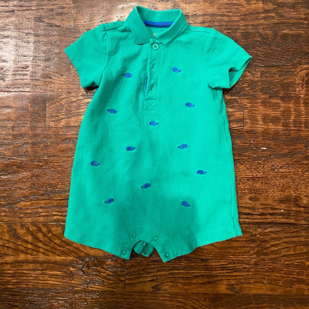 Excellent used condition polo onesie